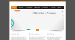 Desktop Screenshot of pelikanreklam.com